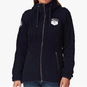 Bergans of Norway Jacke Bergflette Lady Full Zip Wool Blend Hooded Sweater